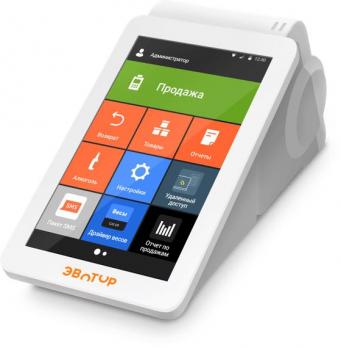 Смарт-терминал Эвотор 7.2 с ФН на 15 мес. Белый