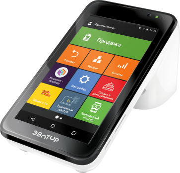 Смарт-терминал Эвотор 7.3 с ФН на 36 мес. Черный