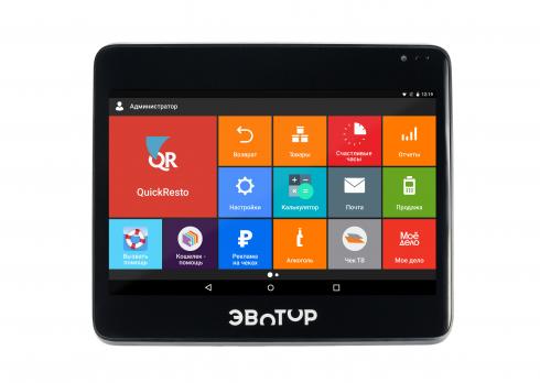 Смарт-терминал Эвотор 10 с ФН на 12 мес. Черный