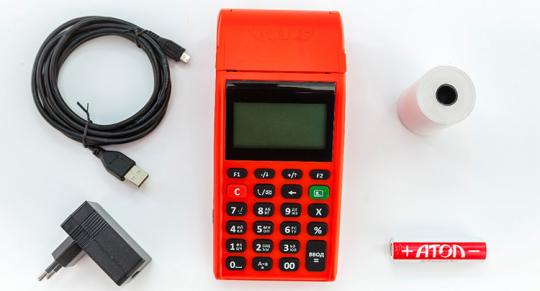 Онлайн-касса Атол 91Ф с ФН на 15 мес. Красный